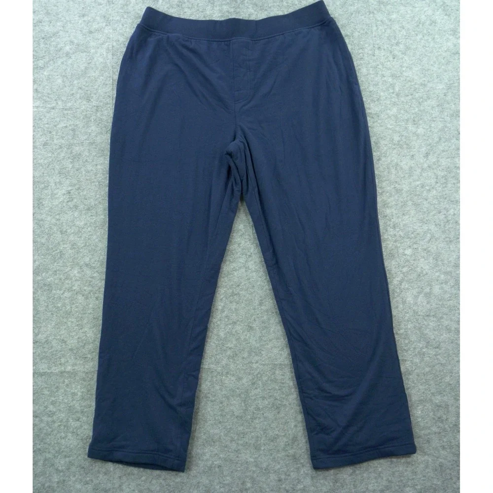 Dude Robe Pants Mens  Extra Large Blue French Terry Cloth Lounge Sleepwear New